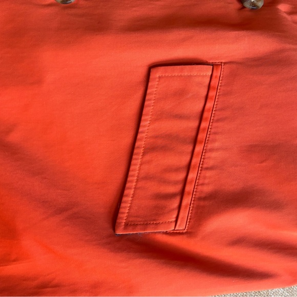Michael Kors Bold Orange Trench Coat - Picture 6 of 7